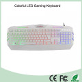 Le haut-parleur de LED à LED coloré le plus vendu Le clavier de jeu d&#39;ordinateur (KB-903EL-C)